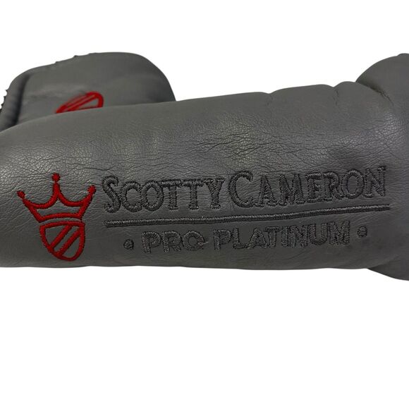 Scotty Cameron Pro Platinum Putter Headcover Titleist Gray Blade Golf Cover - Picture 2 of 8